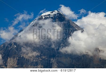 Eiger mountain in the Jungfrau region