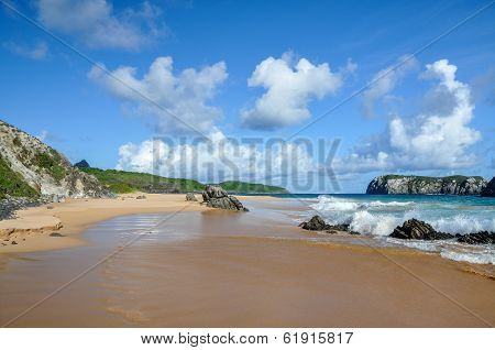 Cliffs On Fernando De Noronha, Pernambuco (brazil)