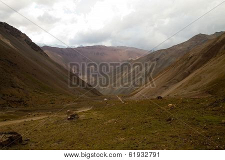 Cajon del Maipo canyon and Embalse El Yeso, Andes