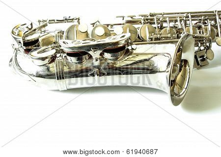 Part of saxophone
