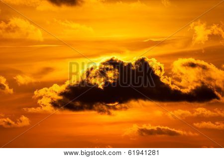 Cloudy In Front Of The Sun