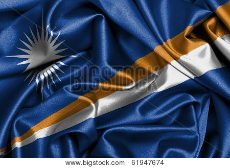 Satin Flag, Three Dimensional Render