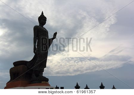 Silhouette Buddha Image