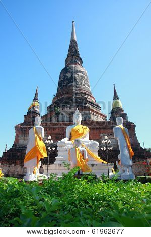 Yai Chai Mongkol Temple, Ayutthaya, Thailand