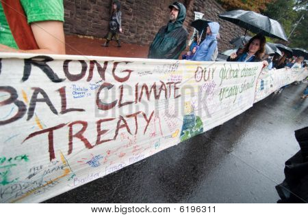 Zmiana klimatu Protest