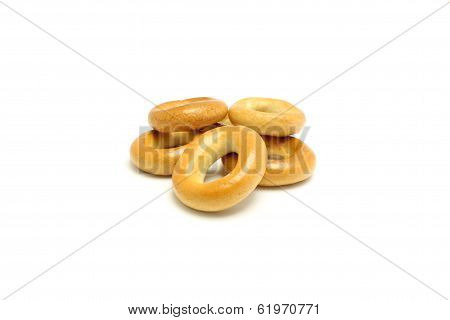 Bagels Isolated On A White Background