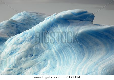 Camadas de Iceberg azul