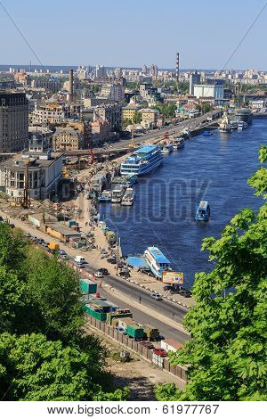 Panorama Of Kiev, Ukraine.