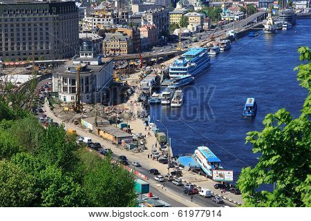 Panorama Of Kiev, Ukraine.