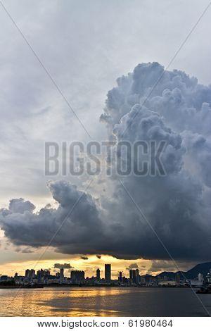 Clouds Sunset Hong Kong