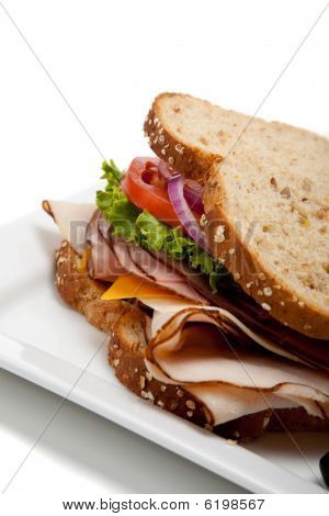 Türkei Sandwich auf Vollkornbrot