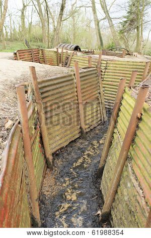 Trenches Flanders Fields Ypres Great World War One