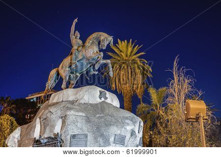 San Martin Square In Mendoza, Argentina.