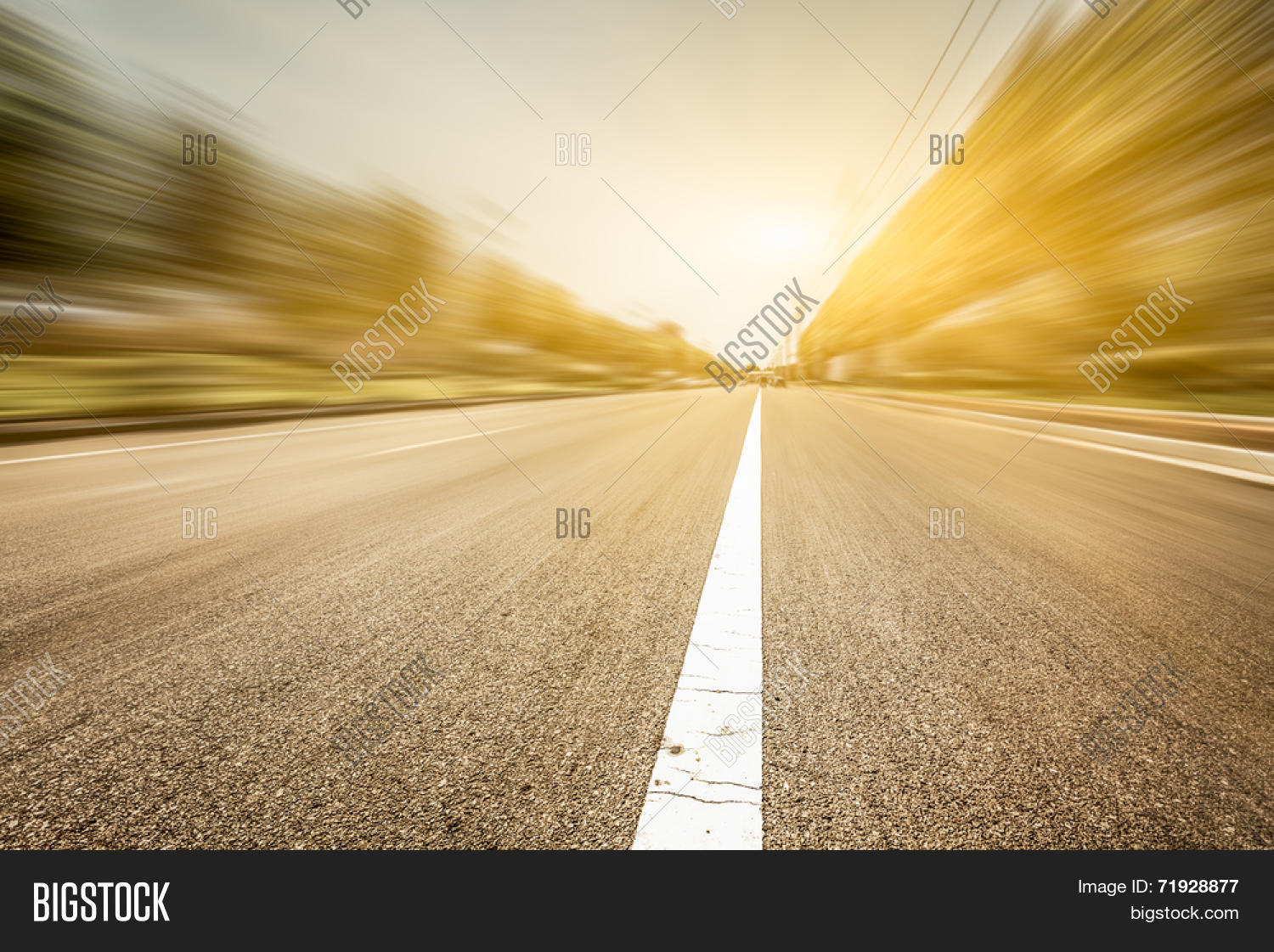Motion Blur Road Image & Photo (Free Trial) Bigstock