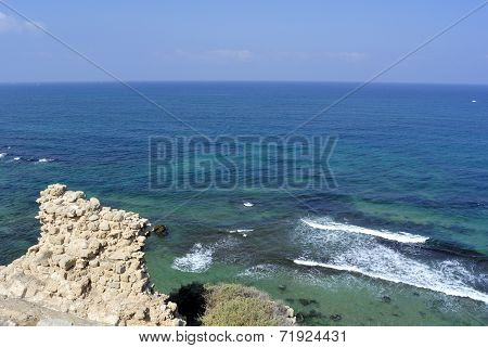 Apollonia Beach Near Tel Aviv.