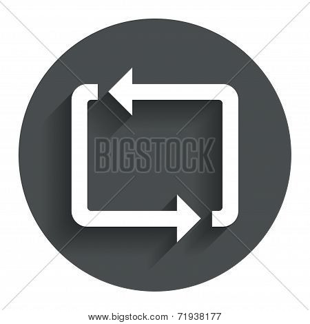 Repeat icon. Loop symbol. Refresh sign.