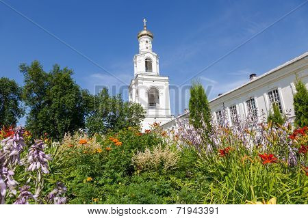 St. George's Monastery In Veliky Novgorod, Russia