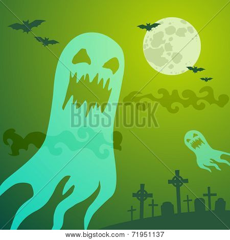 Ghost In The Cemetery
