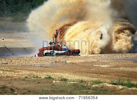 Tanks Passing water impediments