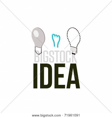 light bub the idea concept