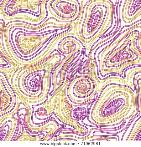 Vector seamless pattern with colored threads