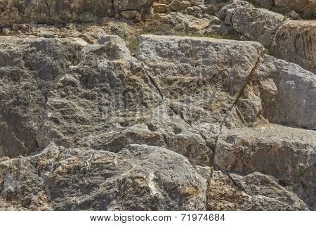 Ancient fortress in Israel Nimrod.