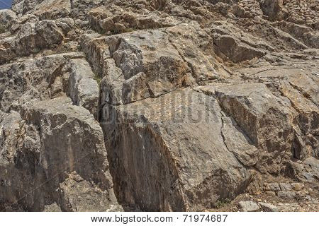 Ancient fortress in Israel Nimrod.