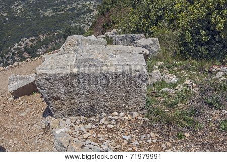 Ancient fortress in Israel Nimrod.