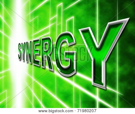 Synergy Energy Shows Work Together And Collaboration
