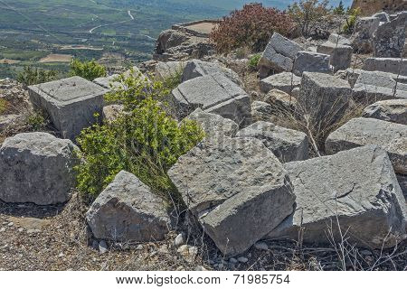 Ancient fortress in Israel Nimrod.