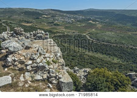 Ancient fortress in Israel Nimrod.