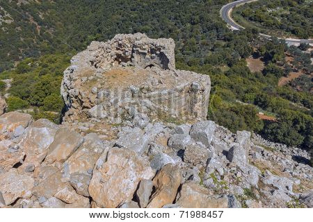 Ancient fortress in Israel Nimrod.