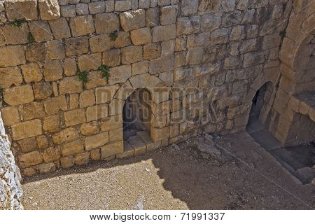 Ancient fortress in Israel Nimrod.