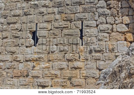 Ancient fortress in Israel Nimrod.