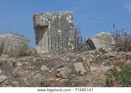 Ancient fortress in Israel Nimrod.