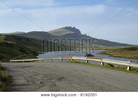 Country Road wyspie Isle Of Skye
