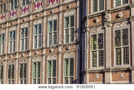 Windows Of The Duivelshuis In Arnhem