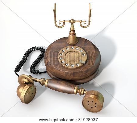 Vintage Telephone Off The Hook