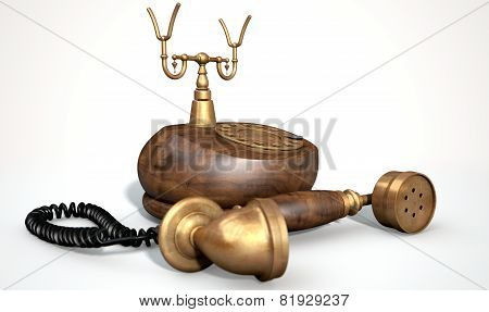 Vintage Telephone Off The Hook
