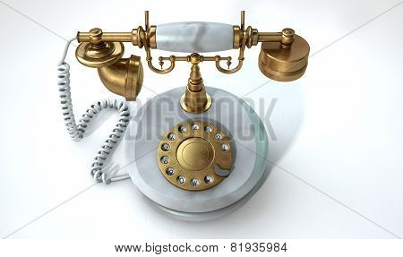 Vintage Marble Telephone