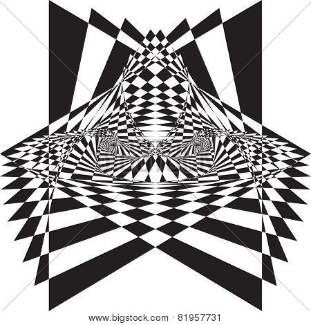 Arabesque Tridimensional Illusion Throne