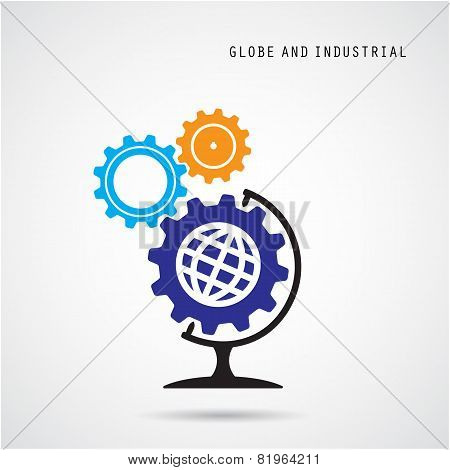 Creative Gear Abstract Vector Logo Design
