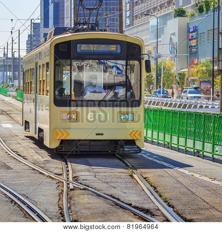 Hankai Tram in Osaka