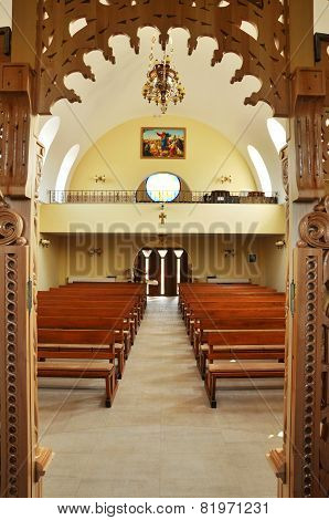 Interior Of A Greek Catholic Church In Romania