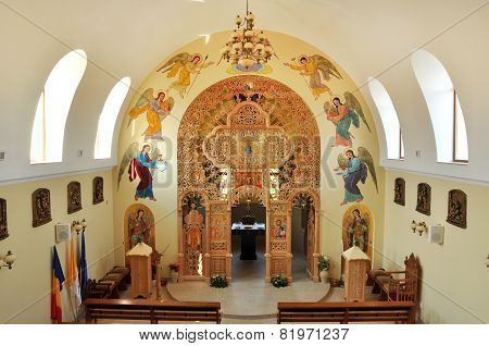Interior Of A Greek Catholic Church In Romania