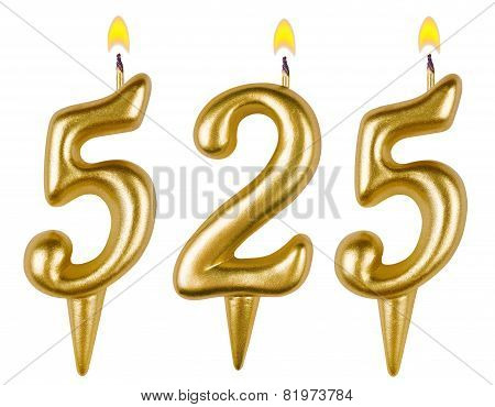 Candles Number Five Hundred Twenty-five