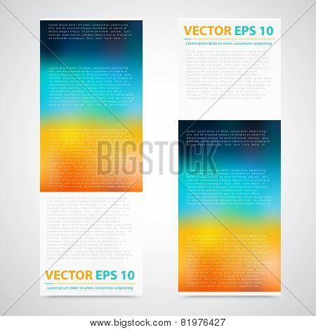 Flyer template header design.