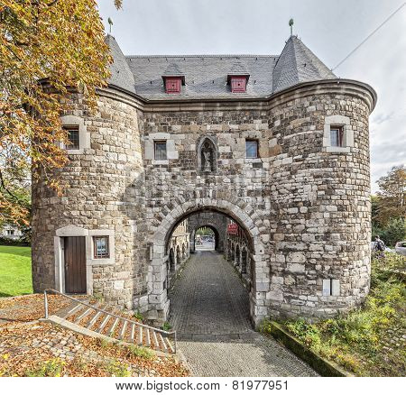 Ponttor - Medieval City Gate In Aachen
