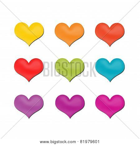 Heart Shape In Square
