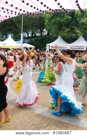 Flamenco dancers, Marbella.